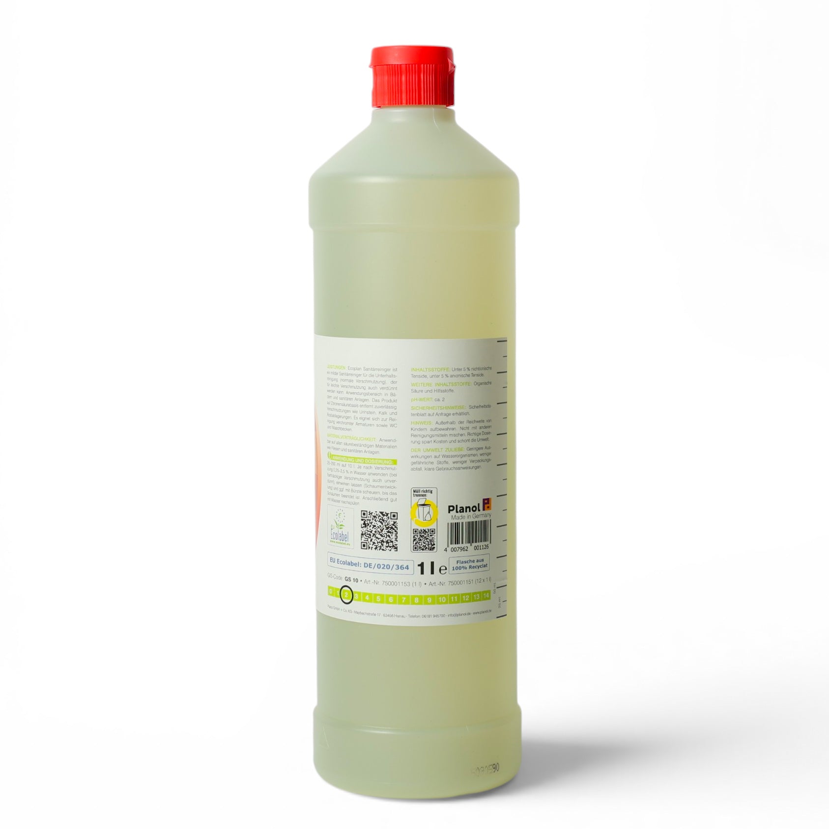 Soluție sanitară / ECOPLAN SANITÄRREINIGER